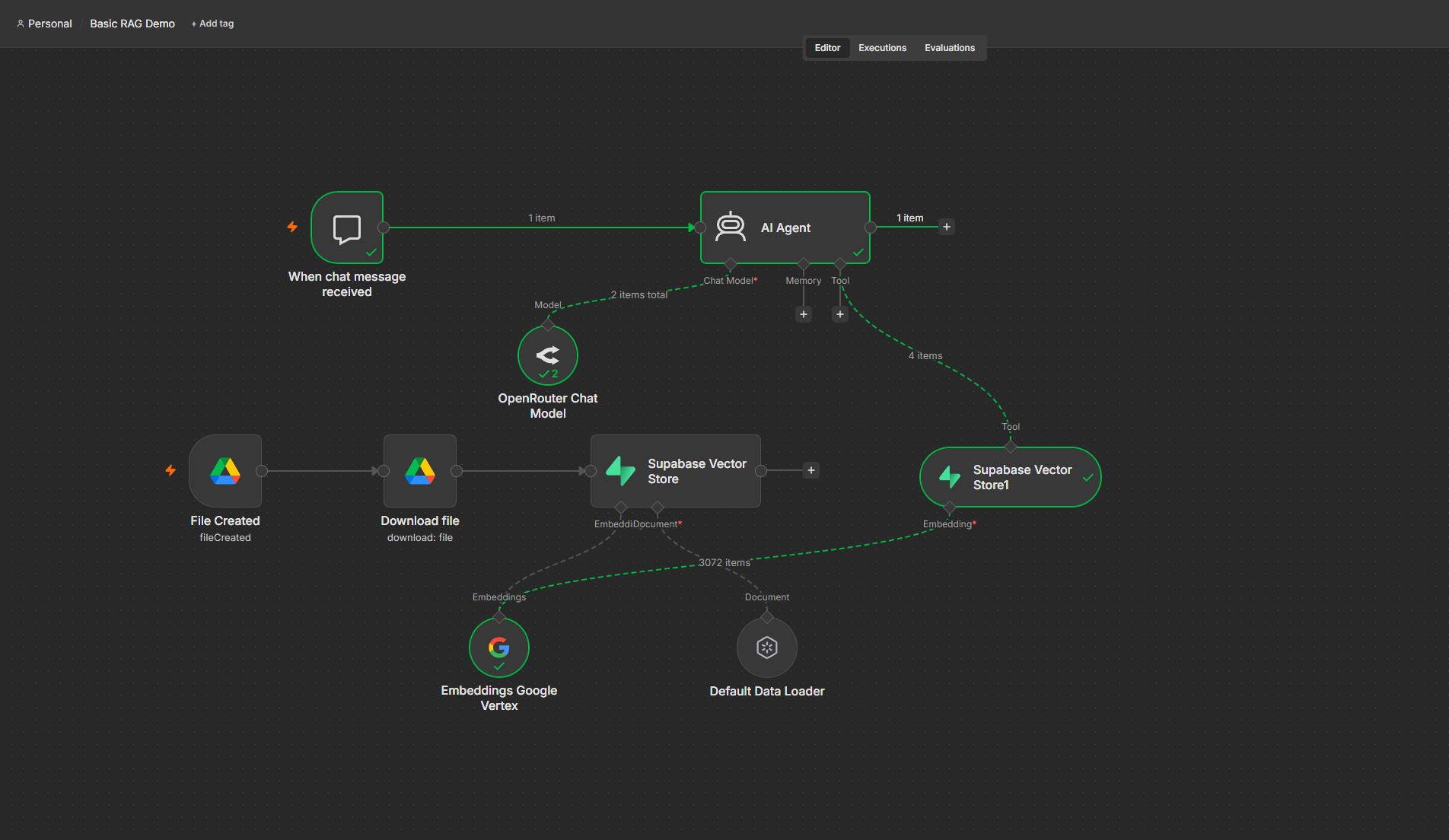 AI HR Policy Assistant (RAG) for an Employee Handbook screenshot
